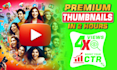 design premium youtube thumbnails