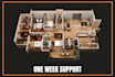 redraw floor plan for real estate agent