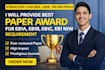write and publish best paper award for eb1a, eb1b, eb1c, eb1 niw requirement