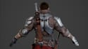 3d game character,rig ue5,vr ar,uv mapping, retopology using dynamesh, zremesher