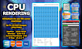 render your 3d projects using my 6x cpu 96 cores machines