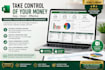 do excel spreadsheet,google sheet, income tracker, expense tracker