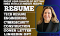 write data analyst, data science, business analyst, cyber security, grc resume