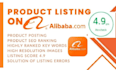 do bulk product listing and post products on alibaba