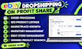 do ebay dropshipping on profit share