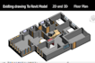 convert revit 3d model from 2d drawings, PDF, jpeg, cad