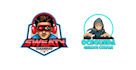 create high quality gaming, caricature logo
