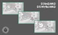 do storyboard animation for 2d, 3d or live action project