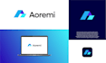 create a modern, tech startup, crypto, app and web logo