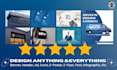 create any graphic design, logo, photoshop editing, flyer, packaging