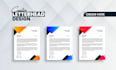 design professional, creative, editable letterhead