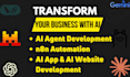 build ai agent n8n ai agent ai app ai website and custom ai agents