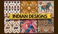 design seamless indian patterns