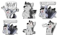 create telegram stickers, crypto stickers, furry stickers and animated stickers