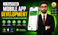 develop flutter ai mobile app for android ios with clean UI UX