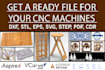 create high quality cnc design in aspire , vcarve and  easel