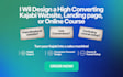 design a high converting kajabi website, landing page or online course