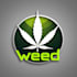 drawing cannabis marijuana cartoon, mascot, weed logo