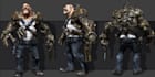 create ue4,5 game character 3d amor, spline 3d warrior model nsfw toggle 3d rig
