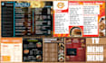 design chalkboard menu restaurant TV menu café card  menu board