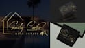 do signature real estate, realtor, and property logo design