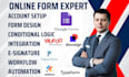 google form jotform typeform docusign paperform wufoo