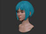 sculpt 3d bust, 3d head model, 3d head bust, 3d model character bust in blender
