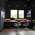 create modern office, commercial space design with professional 3d visualization