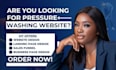 design a professional pressure washing and window cleaning website