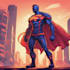 make concept art superhero character for my style