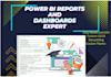 create professional power bi reports and dashboard