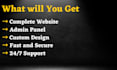 fix and develop any custom php laravel website