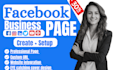 create and setup facebook business page with cover design