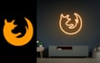 design a custom neon logo custom sign mockup