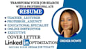 revamp teacher, lecturer, adjunct, professor, instructor, educational resume