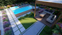 do backyard design, patio, landscape design,3d modeling, front yard design
