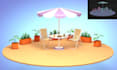 create low poly 3d models, environments, assets in blender