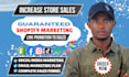 shopify store promotion, etsy promotion, shopify marketing, ecommerce marketing