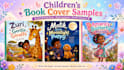 design a 3d children book and cover using ai