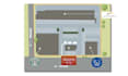 vector map, site map, parking map ,flat vector