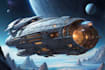 drawing sci fi spaceship design