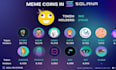create solana staking website with solana meme coin, spl token, smart contract