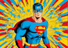 draw you into superhero comic book pop art cartoon