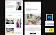 do mailchimp email templet newsletter design