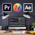 premiere pro video editing , capcut  and   cheap video editing