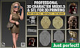 create a professional, print ready 3d model for you