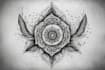 draw dotwork illustration for tattoo design