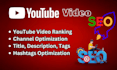 be your youtube SEO consultant and expert