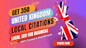 boost your business with 350 UK local citations and local seo