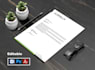 design professional letterhead ms word template